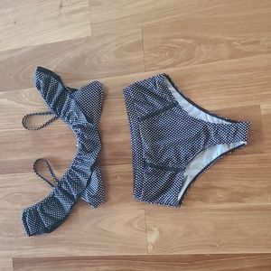 Pin up girl 2 piece swim suit